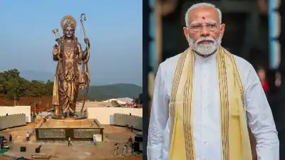 गोवा में PM मोदी ने 77 फीट ऊंची भगवान राम की भव्य प्रतिमा का किया अनावरण