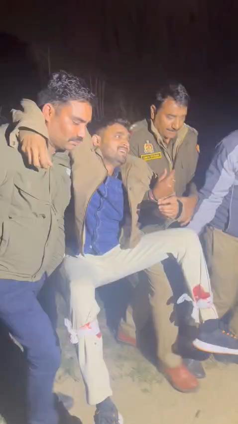 बलराम ठाकुर गैंग के शार्प शूटर से मुठभेड़