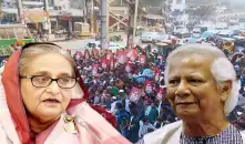 ढाका में कट्टरपंथियों का भारतीय हाई कमीशन के पास प्रदर्शन, पूर्व पीएम शेख हसीना को लाने की मांग