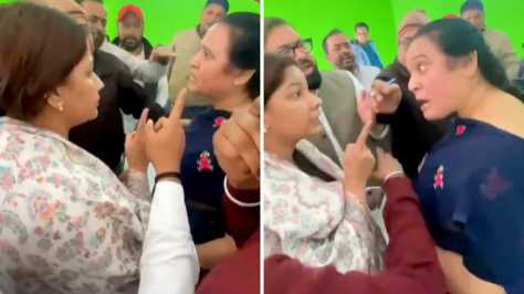 लखनऊ में सियासी संग्राम, एसपी नेता और BLO के बीच तीखी बहस 