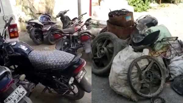 दमोह: CCTV में कैद बाइक चोर, दिनदहाड़े चोरी की घटना