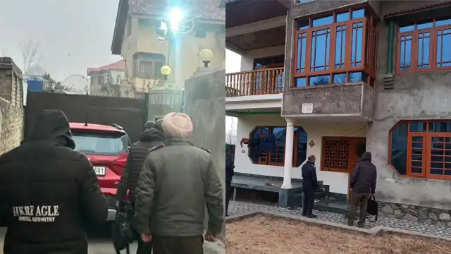 कश्मीर के 7 जिलों में छापेमारी, आतंकियों के महिमामंडन पर कार्रवाई