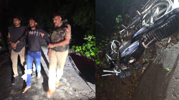 बलिया में पुलिस–अपराधी आमना–सामना: मुठभेड़ में बदमाश के पैर में गोली